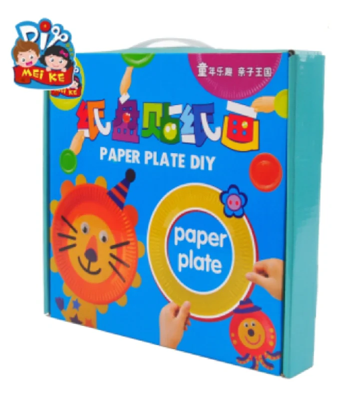 Hand - Painted Wooden Educational Toys in a Historical and Cultural ThemeDIY Decorative Paper Plates