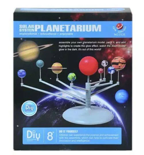 Solid Wood Educational Toys with a Math - Problem - Solving ChallengeDIY - Solar System Planetarium