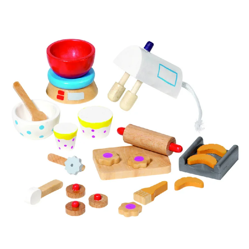 Dolls with a Temperature - Sensing Feature and Seasonal AccessoriesGoki Dollhouse Baking Accessories Set