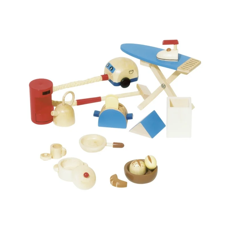 Dolls with a Waterproof Body and Beach - Themed AccessoriesGoki Dollhouse Kitchen Accessories Set