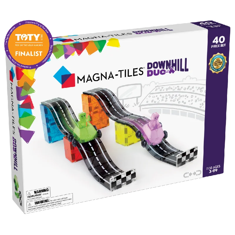 Magnetic Building Sets for Boys with Military - Inspired StructuresDownhill Duo 40-Piece Set | Magna-Tiles LOCAL PICKUP ONLY