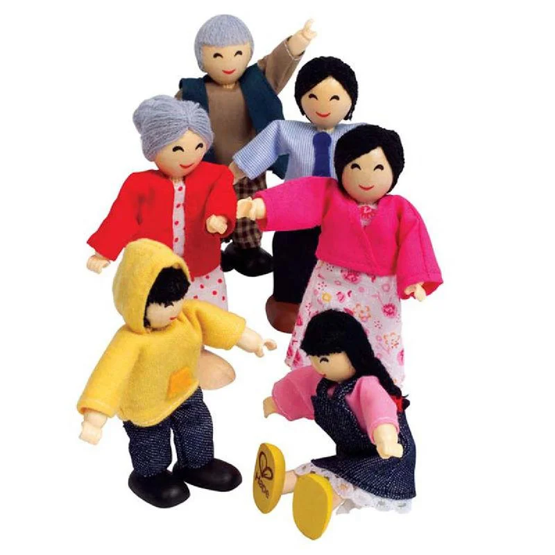 Dolls Inspired by Popular Fantasy Characters with Magic - Themed AccessoriesHape Happy Asian Family