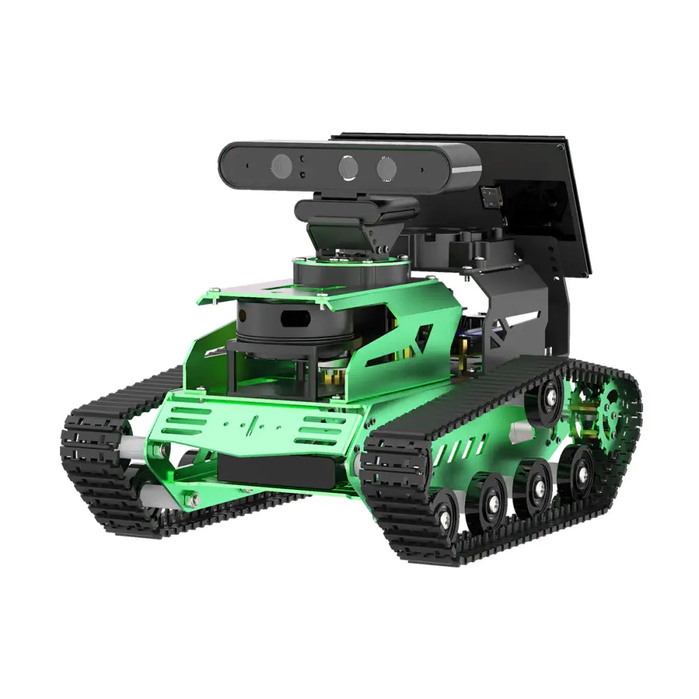 Hiwonder JetTank ROS Robot Tank Powered by Jetson Nano with Lidar Depth Camera Touch Screen (Advanced Kit/EA1 G4 Lidar)