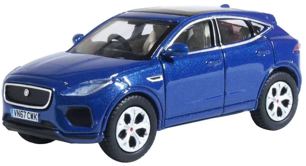 Slot Car Racing Set featuring Formula 1 Cars and a Multilane TrackJaguar E Pace Caesium Blue