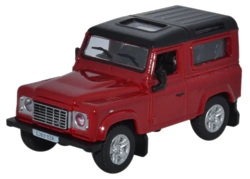 RC Monster Truck with Large - Scale Tires and a High - Torque Motor for Extreme ManeuversLand Rover Defender 90 Station Wagon Firenze Red - Santorini Black