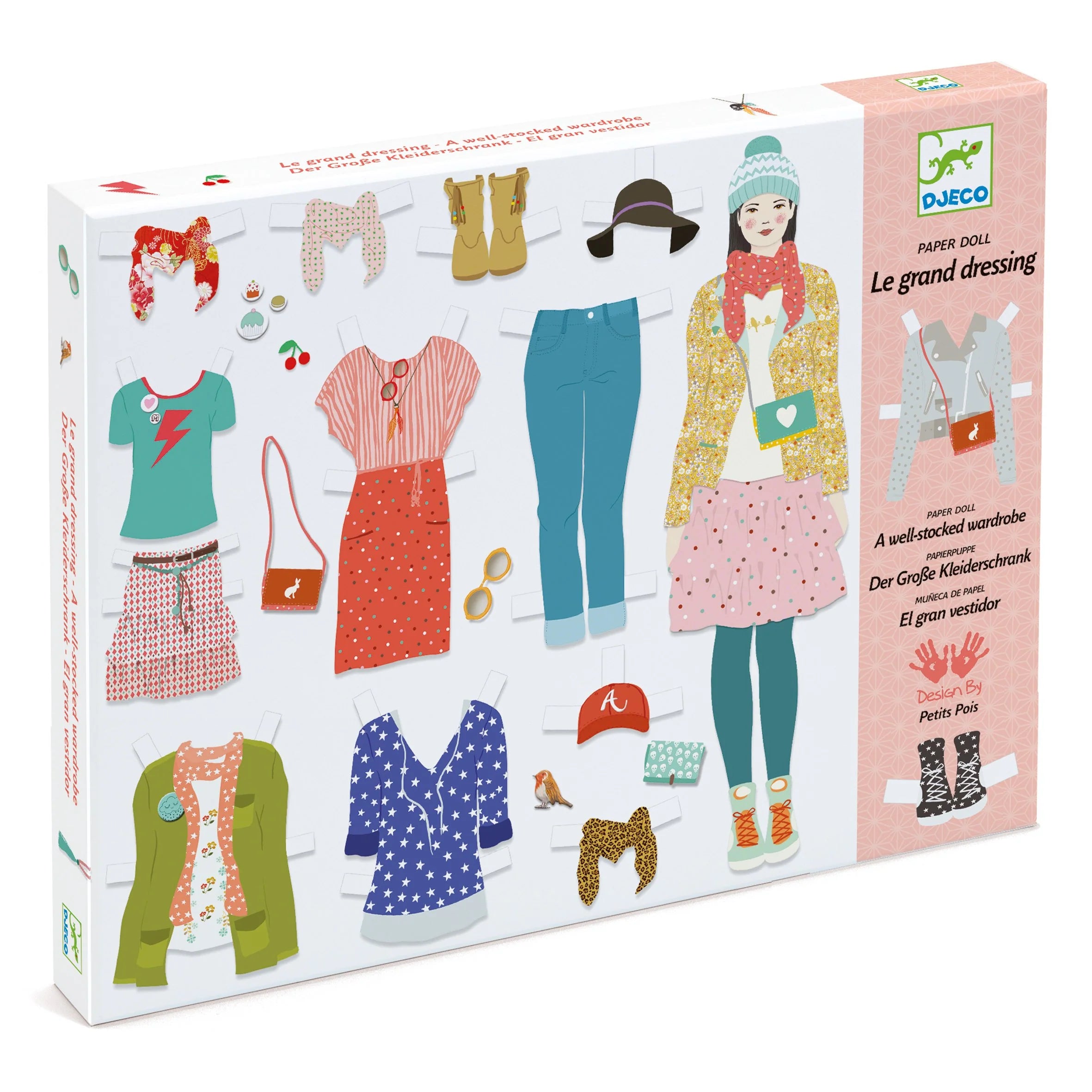 Dolls for Pet Lovers with Adorable Pet - Themed AccessoriesLe Grand Dressing Room Paper Dolls Activity Kit