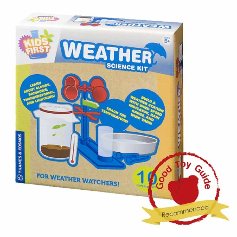 Eco - Friendly Wooden Educational Toys with a Gardening and Plant - Growing KitLittle Labs Weather Science Kit