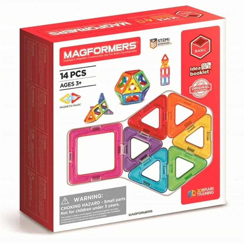 STEM - Focused Magnetic Toys for 8 - 12 - Year - Olds with Circuit - Building KitsMagformers Basic Set 14