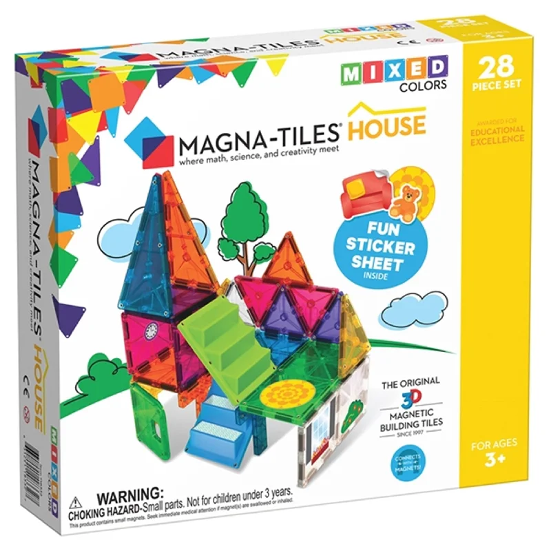 Magnetic Construction Toys for 5 - 7 - Year - Olds with Interlocking PanelsMagformers Wow Plus Set