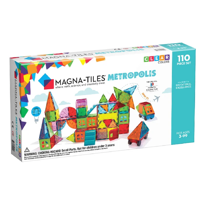 Magnetic Dress - Up Doll Toys for Girls with Removable Magnetic ClothingMetropolis 110-Piece Set | Magna-Tiles - LOCAL PICKUP ONLY