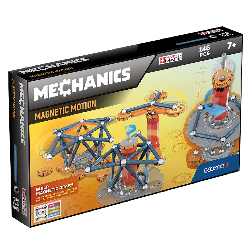 Magnetic Construction Toys for 5 - 7 - Year - Olds with Interlocking PanelsMechanics Magnetic Motion 146