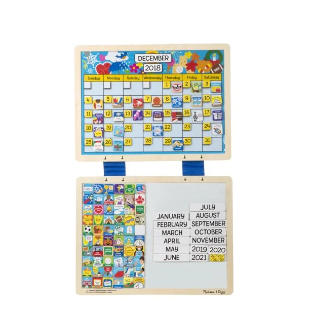 Sustainable Wooden Educational Toys with a Storytelling and Role - Playing SetMelissa & Doug - Magnetic Calendar: Monthly