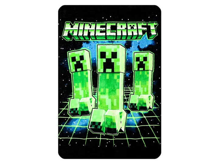 Video Games Toy Modular Building Sets to Recreate Famous Minecraft ScenesMinecraft Creeper Fleece Throw