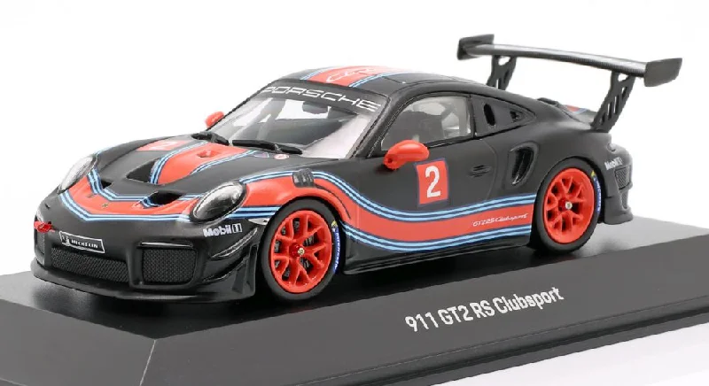 Slot Car Racing Set featuring Formula 1 Cars and a Multilane TrackMinichamps 1:43 Porsche 911 GT2 RS Clubsport Black/Red