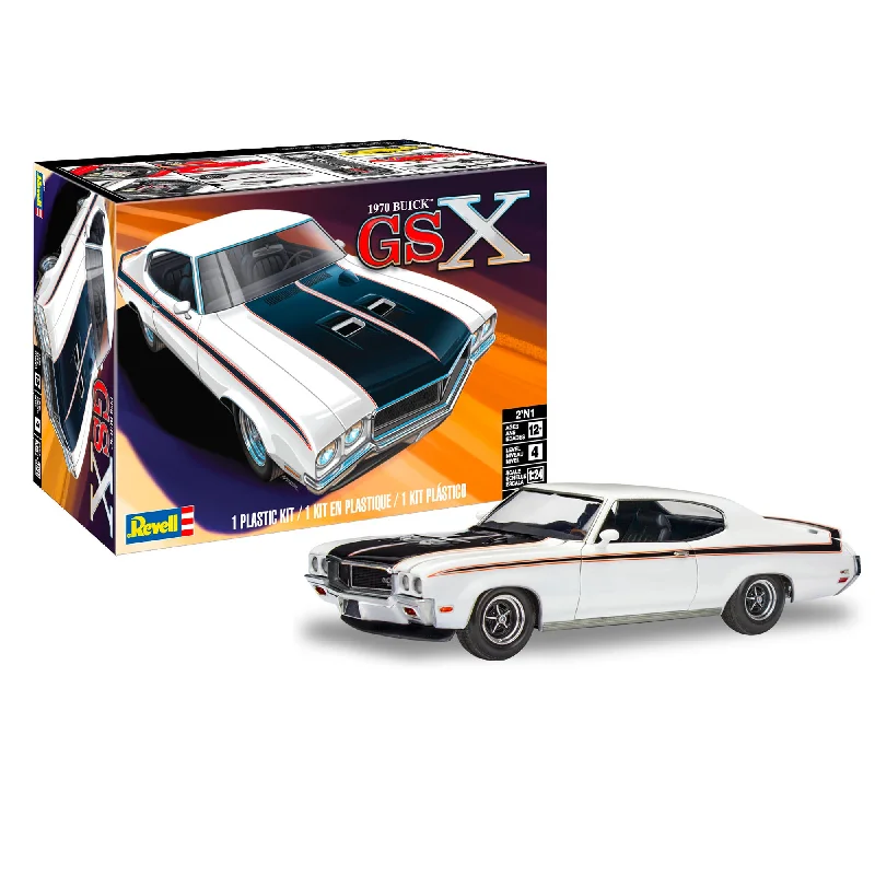 Eco - Friendly Solid Wood Robot Models Toys for STEM - Inspired KidsModel Set - 1970 Buick GSX