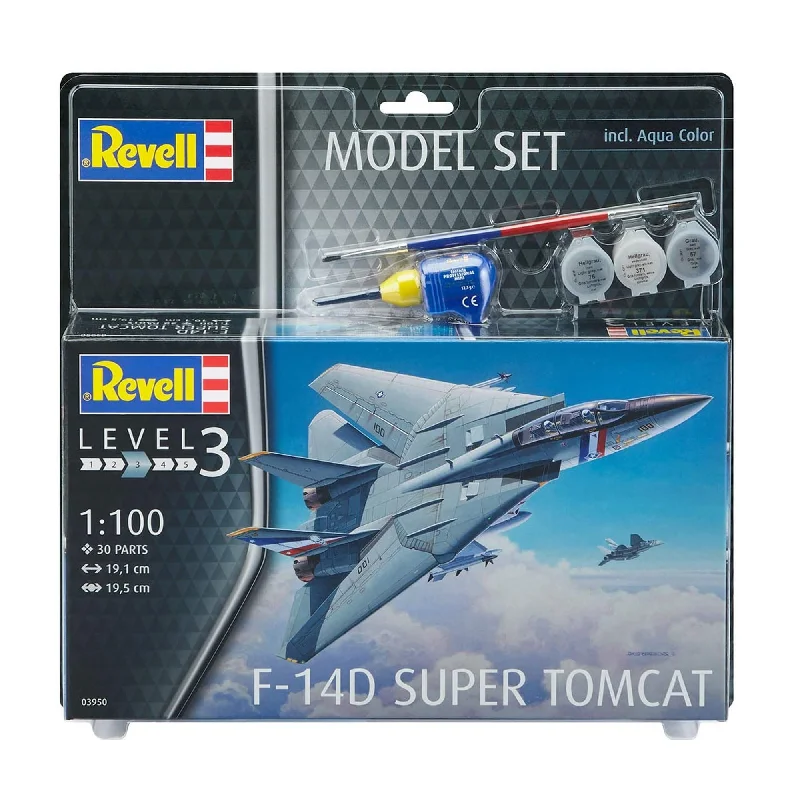 Hand - Sanded Solid Wood Fantasy Creature Models Toys for Imaginative PlayModel Set - F-14D Super Tomcat