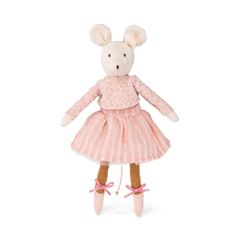 Dolls with a Voice - Recording Function and a Set of Microphone AccessoriesMoulin Roty ecole de danse Anna mouse doll