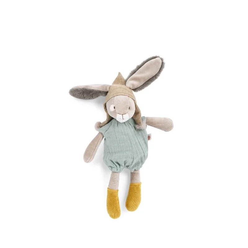 Dolls with a Voice - Recording Function and a Set of Microphone AccessoriesMoulin Roty trois petits lapins Sage Rabbit Little Soft Toy