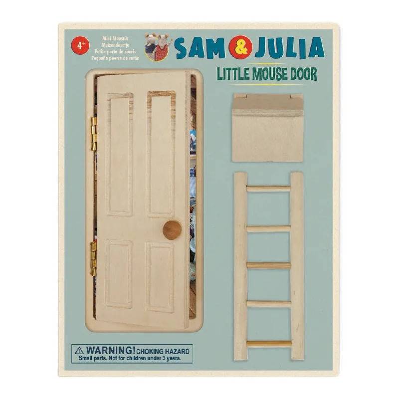 Dolls with Removable Magnetic Clothing and a Variety of Magnetic AccessoriesSam and Julia Mouse Mansion · Little Mouse Door