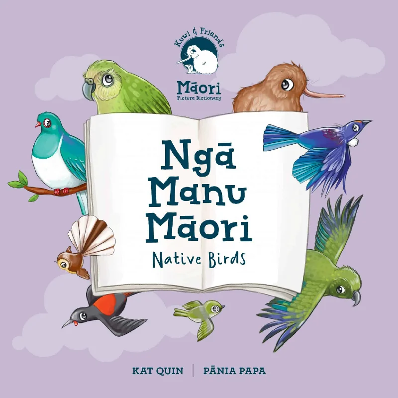 Solid Wood Educational Toys with a Coding and Logic - Building GameNga Manu Maori - Native Birds Book