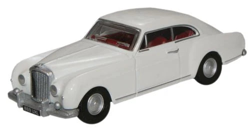 Die - Cast Model of a London Double - Decker Bus with Detailed Interior and ExteriorOxford Diecast Olympic White Bentley S1 Continental Fastback - 1:76