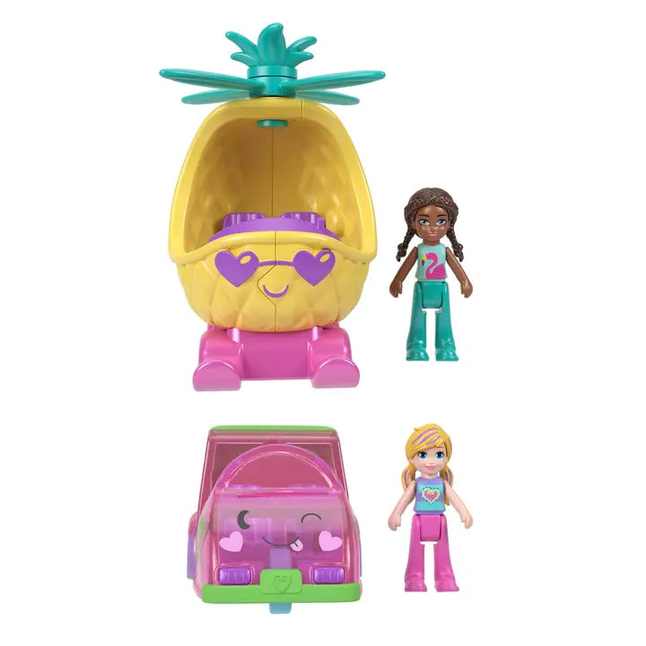 18 - Inch Fashion Dolls with Real - Hair Wigs and a Complete Makeup Kit as AccessoriesPolly Pocket Pollyville Cars