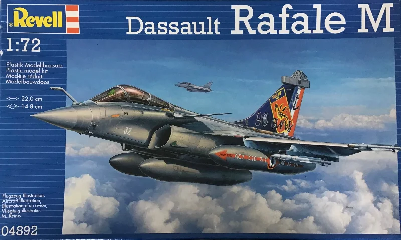 HO - Scale Model Railway Set with a Mountain - Themed Landscape and TunnelRevell Dassault Rafale M 1:72