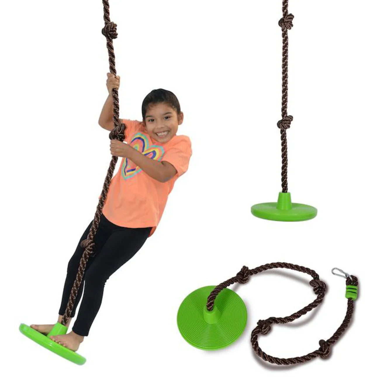 Solid Wood Educational Toys with a Math - Problem - Solving ChallengeSwurfer Disco Climbing Rope Swing