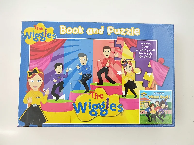 Eco - Conscious Solid Wood Educational Toys with a Social - Skills Development GameThe Wiggles Book and Puzzle