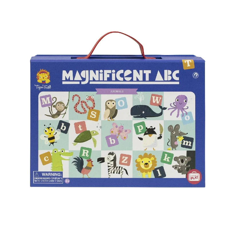 Magnetic Dress - Up Doll Toys for Girls with Removable Magnetic ClothingTIGER TRIBE - MAGNIFICENT ABC: ANIMALS