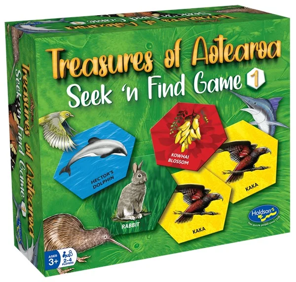 Hand - Sanded Wooden Educational Toys for Safe Exploration by PreschoolersTreasures of Aotearoa Seek n' Find game 1