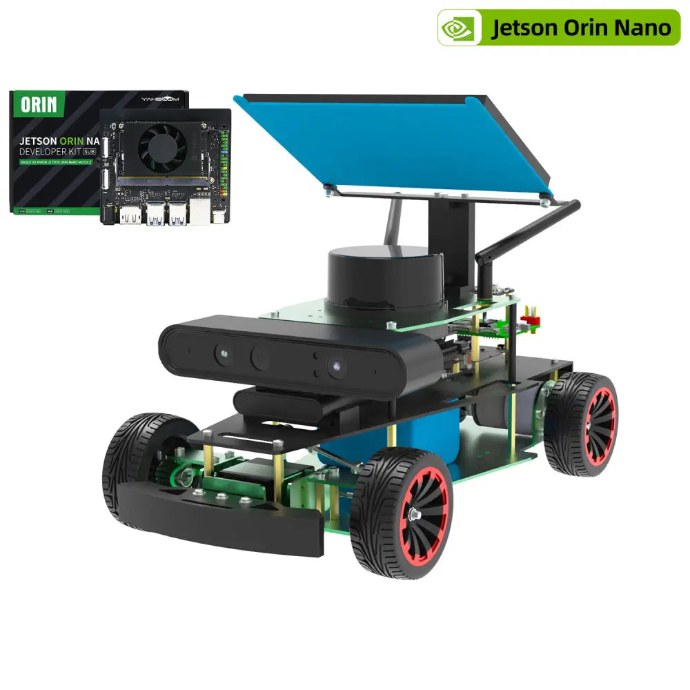 Yahboom Rosmaster R2 ROS2 Robot Ackermann Structure (Ultimate Version with Jetson Orin NANO 4GB Board)