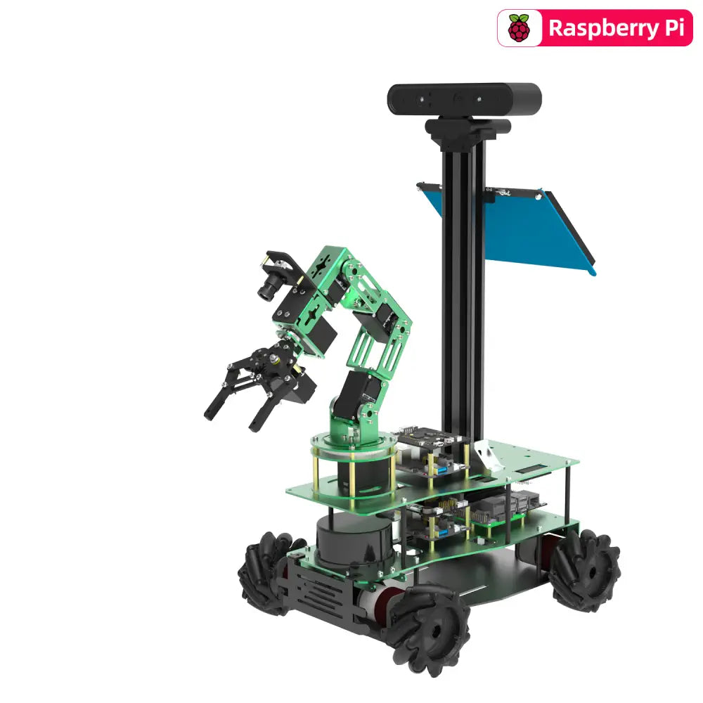 Yahboom Rosmaster X3 Plus 6-DOF Robotic Arm with AI Vision and Voice Control RaspberryPi Version(RaspberryPi 5 Board NOT include)