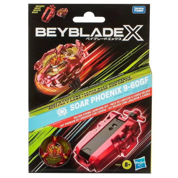 Puzzle - Challenge - Card - Attached Wooden Puzzles with a Sports Theme for Competitive PlayersBeyblade X: Soar Phoenix 9-60GF Deluxe String Launcher Set