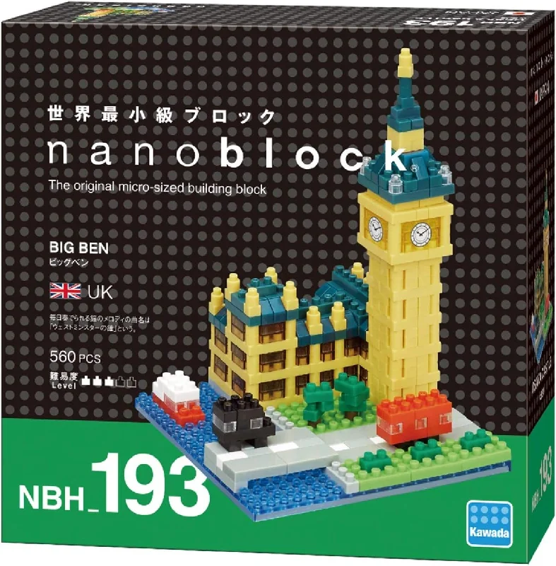 Antique - Style Wooden Puzzles of Classic Cars for Vintage EnthusiastsBig Ben Nanoblock