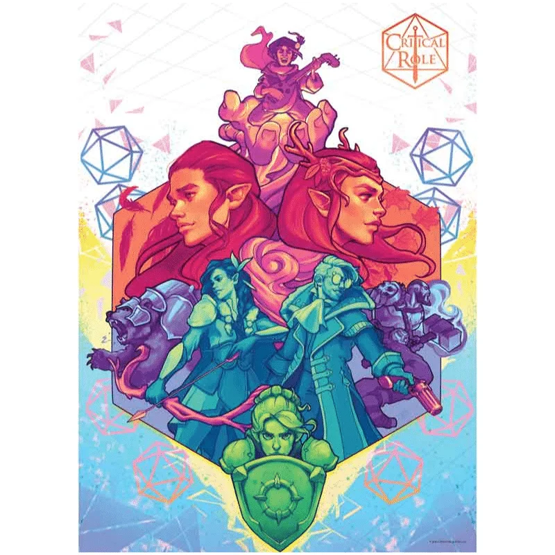 Glow - in - the - Dark Wooden Puzzles of Starry Sky for Nighttime AmusementCritical Role: Vox Machina (1000 Pieces)