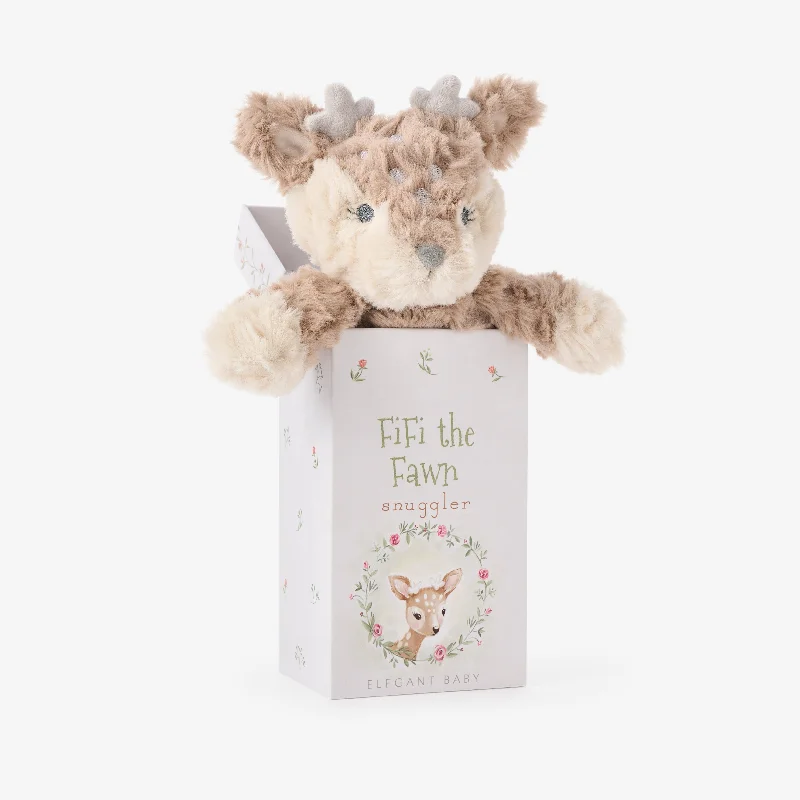 Plush Fairy Toys with Transparent Wings for Magical StorytellingFifi the Fawn Snuggler Plush Security Blanket w/ Gift Box