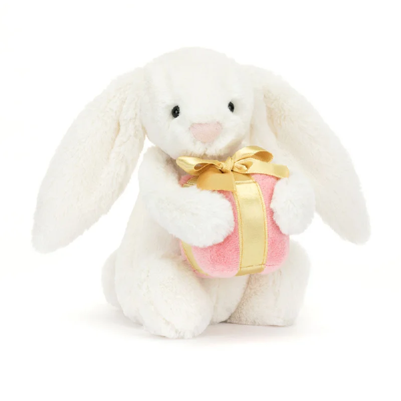 Giant Plush Teddy Bears with Soft Fur for Bedroom DecorationJellycat Bashful Bunny with Present