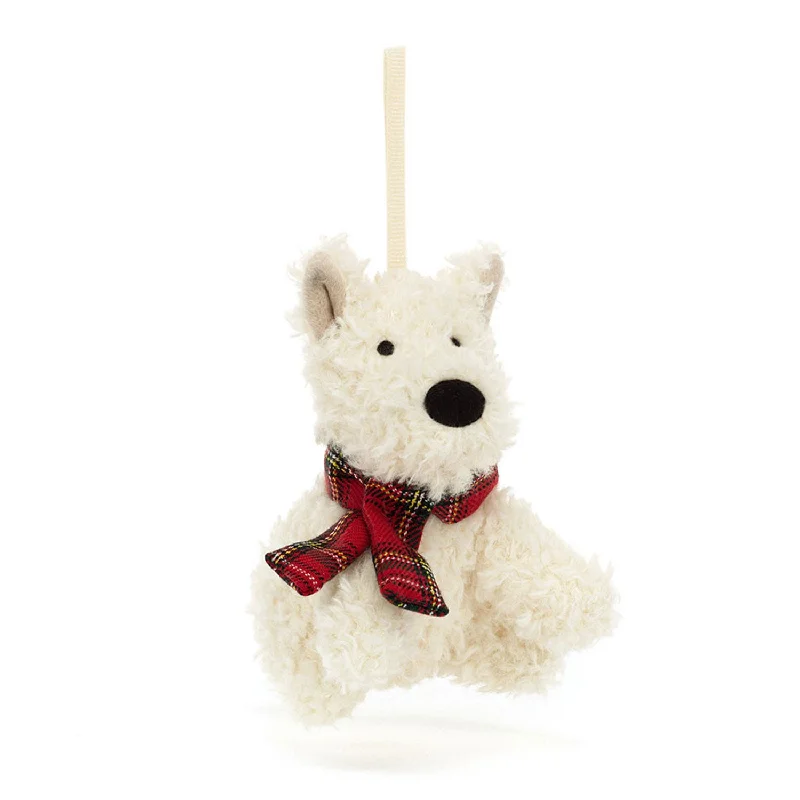 Washable Plush Rabbits with Long Ears for Everyday CuddlesOrnament - Munro Scottie Dog