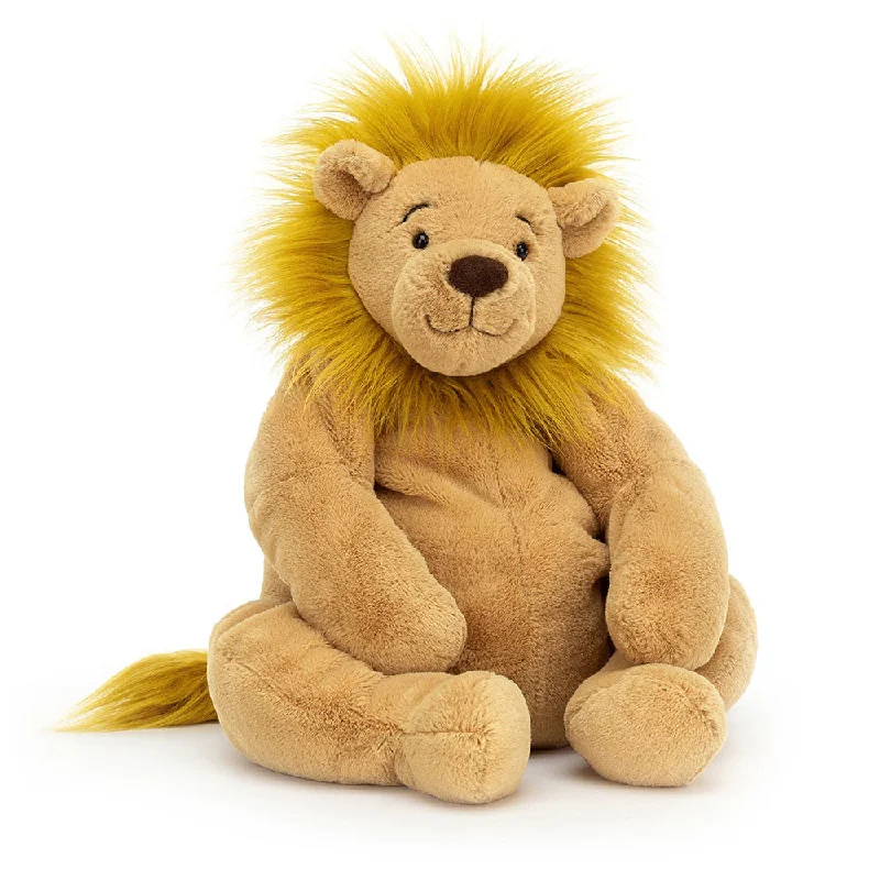 Plush Unicorns with Shiny Horns for Children's Birthday GiftsJellycat Rumpletum Lion