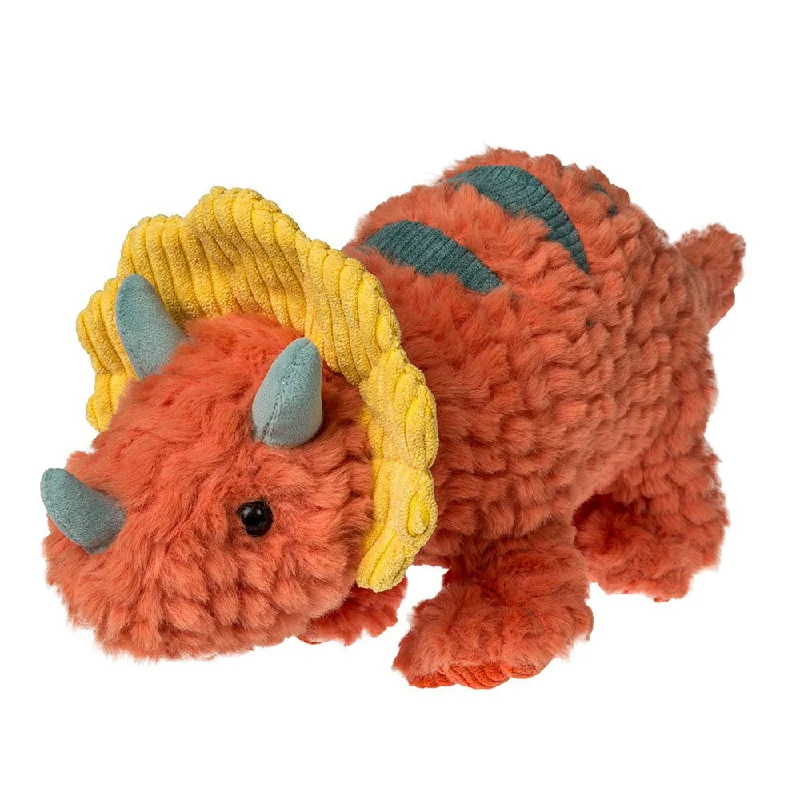 LED - Eyed Plush Monsters for a Spooky and Fun AmusementFabFuzz - Checkers Triceratops