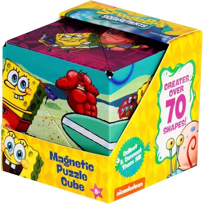 Puzzle - Swapable Wooden Puzzles with a Circus Theme for Community ExchangesShashibo Shape Shifting Box - Spongebob: Beach Buddies (Series 2)