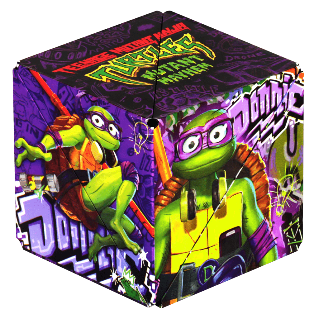 Puzzle - Challenge - Card - Attached Wooden Puzzles with a Sports Theme for Competitive PlayersShashibo Shape Shifting Box - TMNT: Donatello(Series 2)