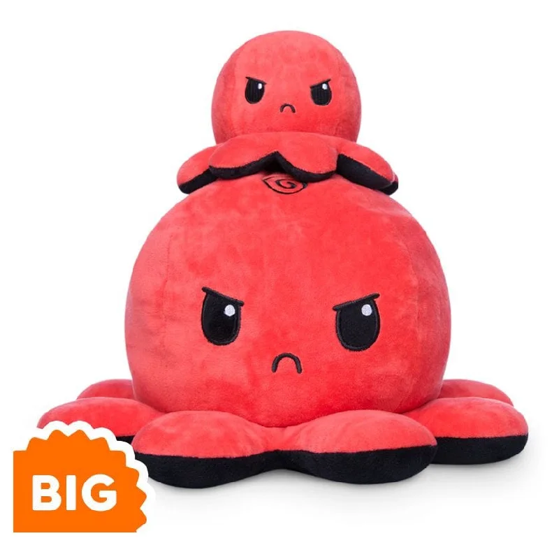 Adjustable - Difficulty Wooden Puzzles with a Castle Theme for Family Bonding TimeBIG Reversible Octopus Plush: Red & Black