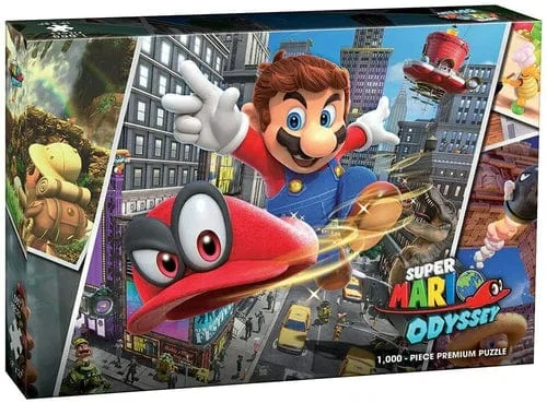 Puzzle - Mat Included Wooden Puzzles with a Botanical Garden Theme for Comfortable AssemblySuper Mario Odyssey: Snapshots 1000p Puzzle