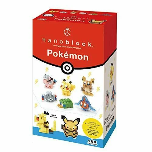 Stackable Wooden Puzzles of Alphabet Letters for Early Literacy DevelopmentType Electric Set of Six Nanoblock Pokemon Series