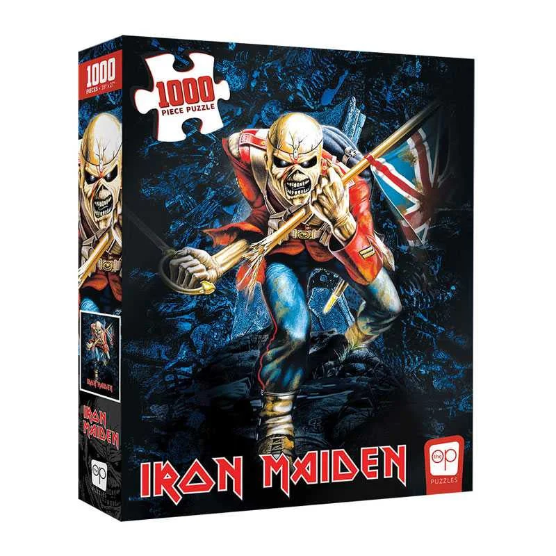 Waterproof Wooden Puzzles with Underwater Scene Designs for Poolside or Beach PlayPuzzle 1000 Iron Maiden The Trooper