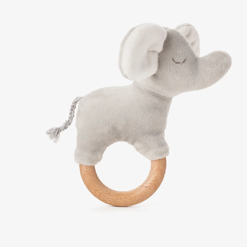 Waterproof Plush Dolphins for Poolside and Beach FunVelour Elephant Wooden Ring Rattle